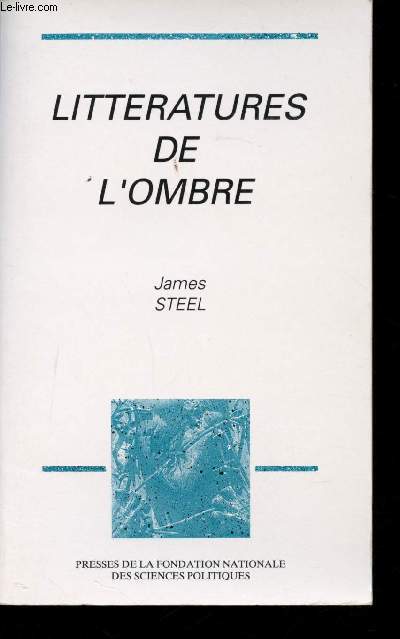 Littratures de l'Ombre. Rcits et nouvelles de la Rsistance, 1940-1944.
