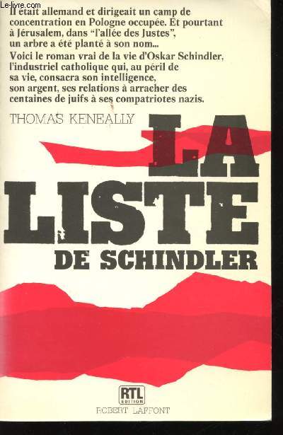 La liste de Schindler.