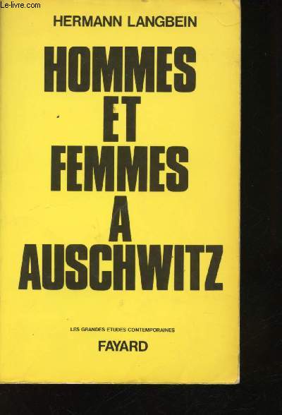 Hommes et femmes  Auschwitz.