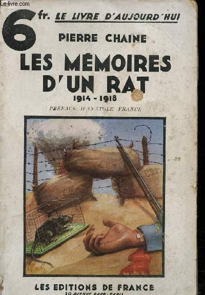 Les Mmoires d'un Rat, 1914-1918.
