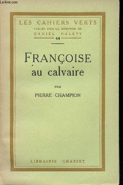 Franoise au calvaire.