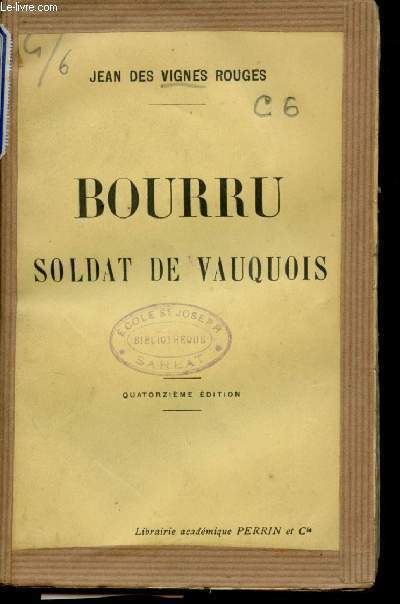 Bourru, Soldat de Vauquois.