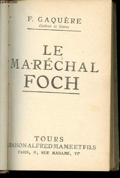 Le Marchal Foch.