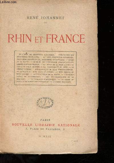 Rhin et France.