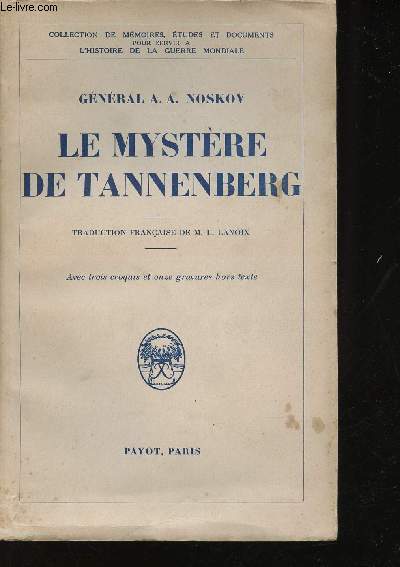 Le mystre de Tannenberg.