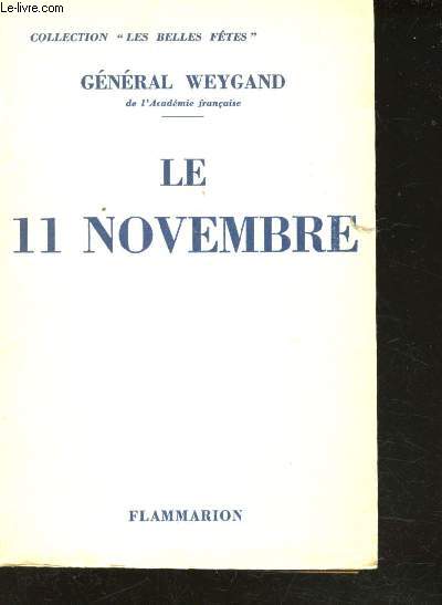 Le 11 Novembre.