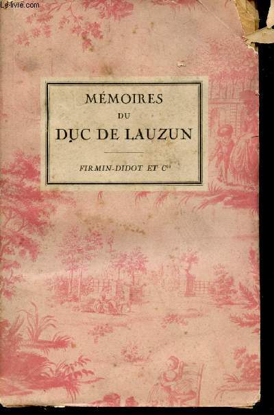 Mmoires du Duc de Lauzun
