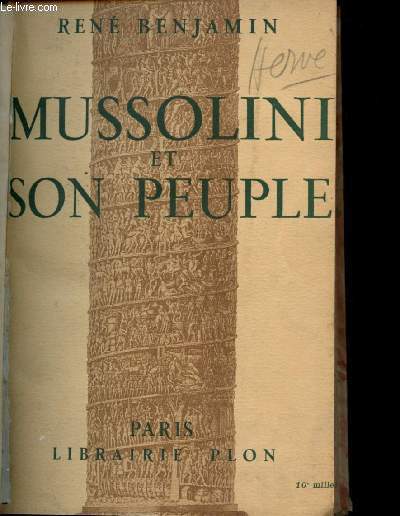 Mussolini et son peuple
