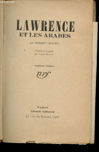 Lawrence et les arabes -