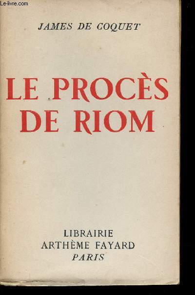 Le procs de Riom