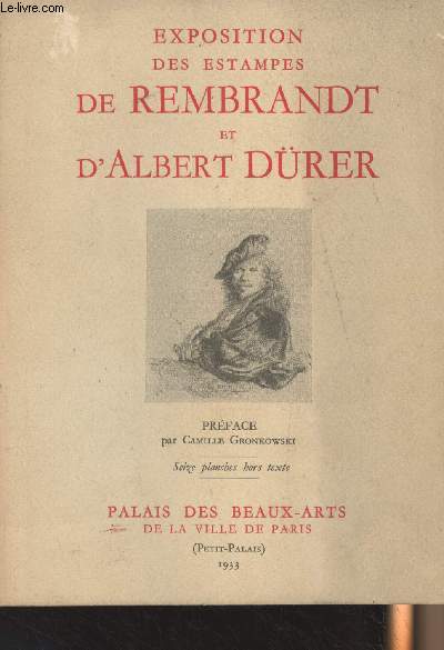 Exposition des estampes de Rembrandt et d'Albert Drer