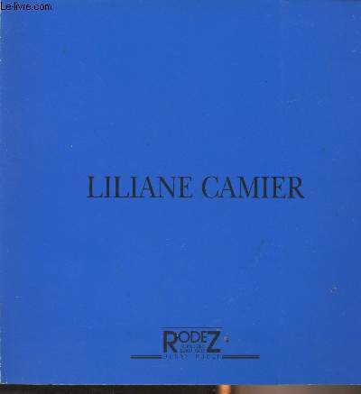 Liliane Camier - 13 mai - 26 juin 1989