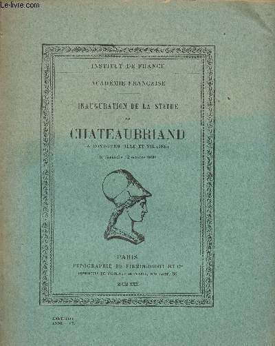 Inauguration de la statue de Chateaubriand  Combourg le dimanche 12 octobre 1930 - Institut de France, acadmie franaise - n17