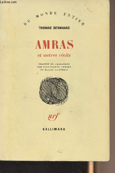 Amras et autres rcits - 