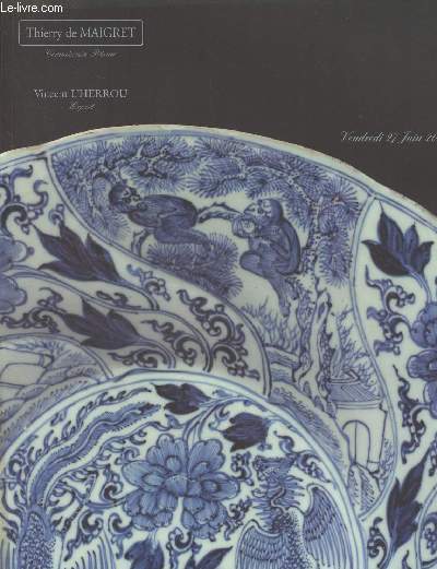 Catalogue de ventes aux enchres : Cramiques - Arts asiatiques - Exceptionnel ensemble de porcelaine de Chine - Drouot Richelieu vendredi 27 juin 2008