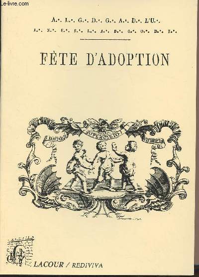 Fte d'adoption de la R. L. Saint-Jean d'Ecosse - collection 