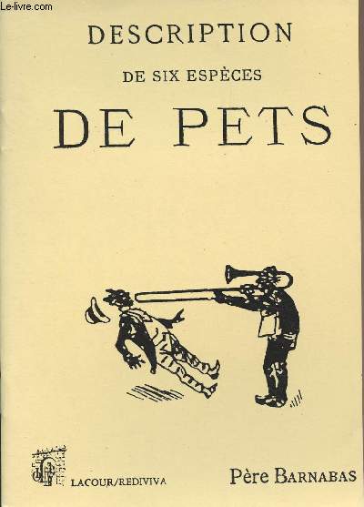Description de six espces de pets - collection 