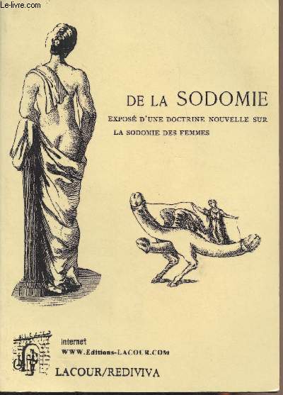 De la sodomie, expos d'une doctrine nouvelle sur la sodomie des femmes - collection 