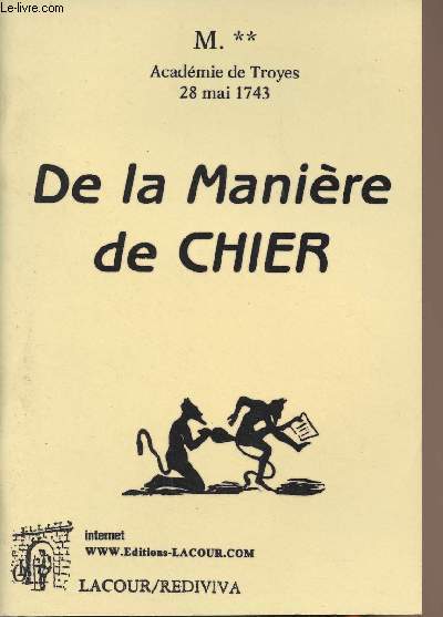 De la manire de chier - collection 