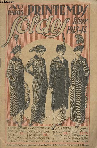 Catalogue Hiver 1913-14 Soldes 
