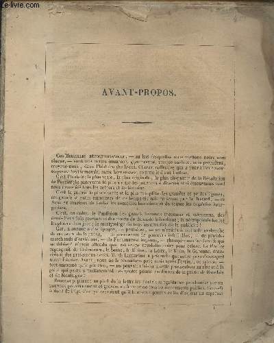 Les Murailles Rvolutionnaires de 1848 - 16e dition - Fascicule n1 : Avant-propos - Les murailles rvolutionnaires, 1re priode du 28 dc. 1847 au 25 fv. 1848 - Banquet du 12e arrondissement - Adresse des commissaires du banquet rformiste de Chalon..