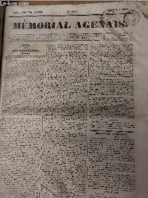 Mmorial Agenais, 6e anne - 1836, n782 - Mardi 7 juin - Agen - Catholicisme, mission - Nouvelles d'Espagne - Arme Royale - Chambre des dputs, prsidence de M. Dupin, addition  la sance du 30 mai, discours de M. Fitz-James - Supplment au n782