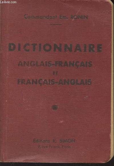 Dictionnaire anglais-franais et franais-anglais