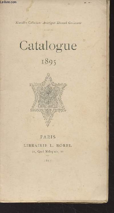 Catalogue 1895 - Nouvelles collections artistiques Edouard Guillaume