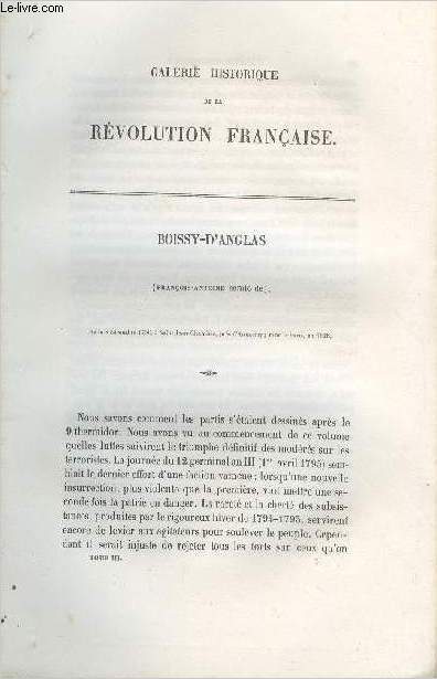 Boissy-d'Anglas (Franois-Antoine comte de) - Portrait provenant de la Galerie historique de la Rvolution Franaise (1787  1799) (Tome 3)