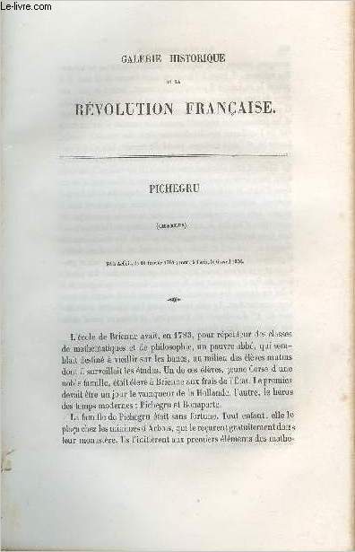 Pichegru (Charles) - Portrait provenant de la Galerie historique de la Rvolution Franaise (1787  1799) (Tome 3)