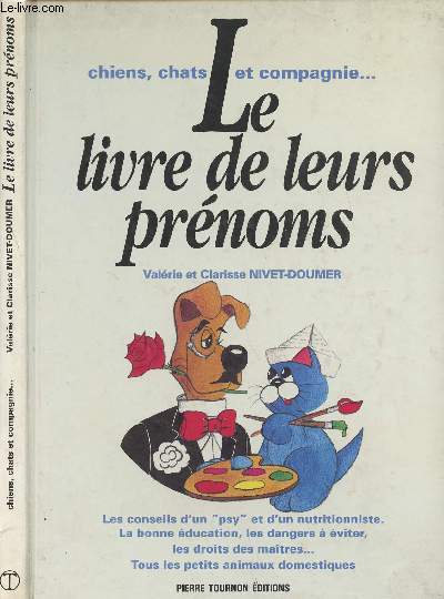 Le livre de leurs prnoms (Chiens, chats et compagnie..)