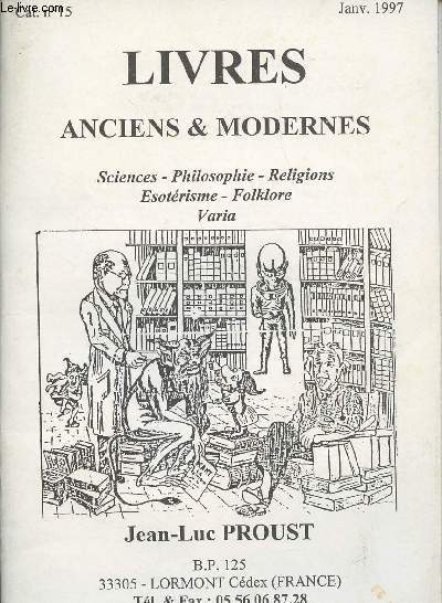 Livres anciens & modernes - Cat. n15 - Janv. 1997
