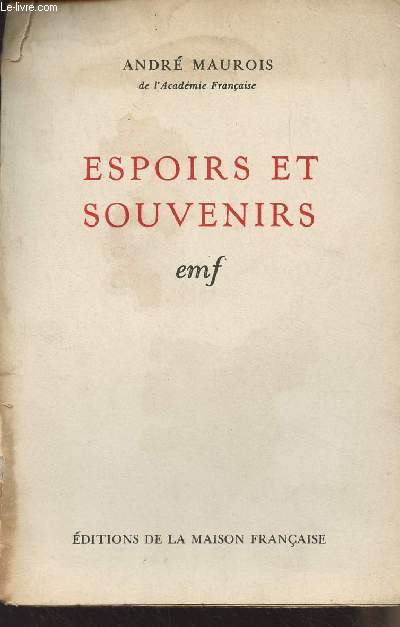 Espoirs et souvenirs