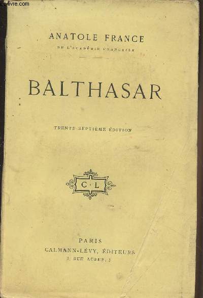 Balthasar - 37e dition