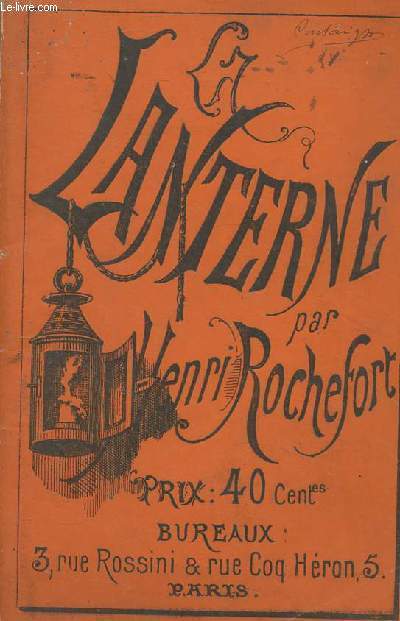 La Lanterne, n5 - Samedi 27 juin 1868