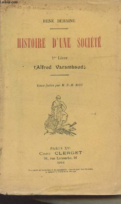Histoire d'une socit - 1er livre (Alfred Varambaud)