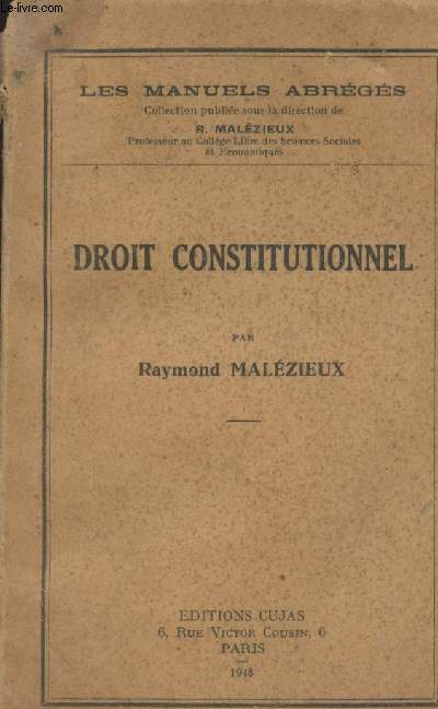 Droit constitutionnel - 
