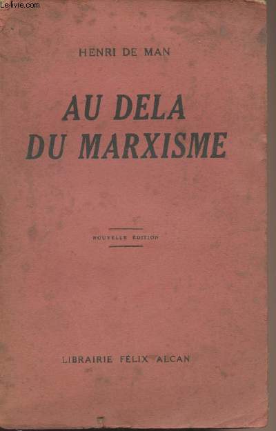 Au del du Marxisme - Nouvelle dition