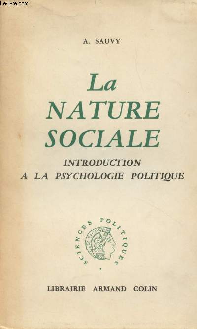 La nature sociale - Introduction  la psychologie politique - 