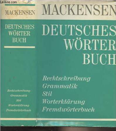 Deutsches Wrterbuch - Rechtschreibung, Grammatik, Stil, Worterklrung, Fremdwrterbuch