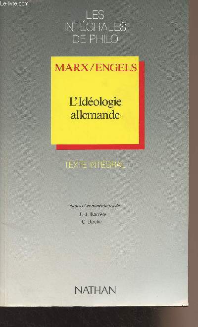 L'Idologie allemande (1845-1846) - 