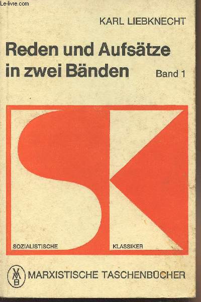 Reden und Aufstze in zwei Bnden - Band 1 - 