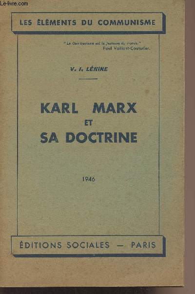 Karl Marx et sa doctrine - 