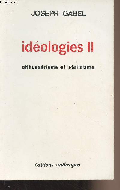 Idologies II althussrisme et stalinisme