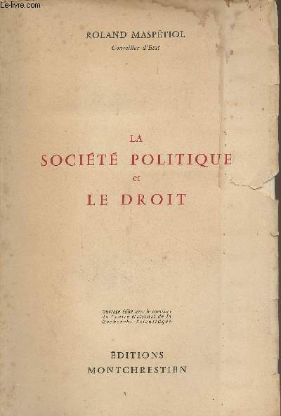 La socit politique et le droit