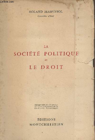 La socit politique et le droit