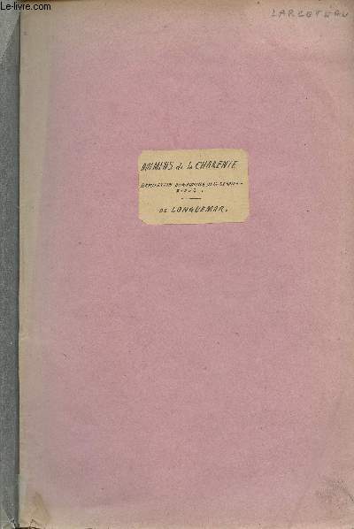 Rfutation de quelques faits du mmoire de M. de Rochebrune sur les dolmens de la Charente - Sance du 17 janvier 1867 + Rapport sur les tomes VIII et IX du bulletin de la commission historique du dpartement du Nord