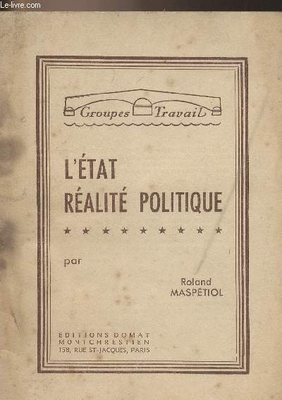 L'Etat ralit politique - 