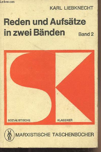 Reden und Aufstze in zwei Bnden - Band 2 - 