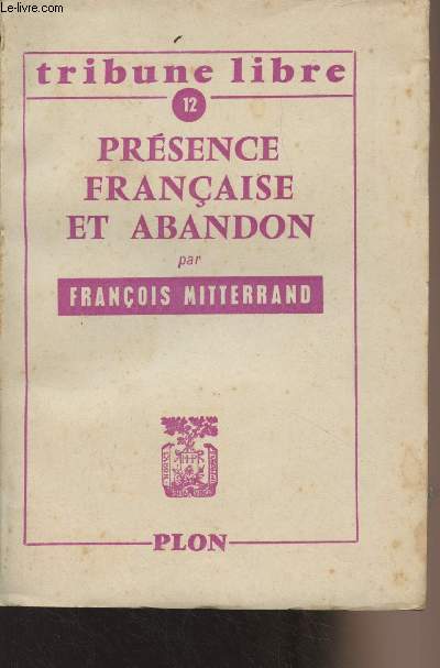 Prsence franaise et abandon - 